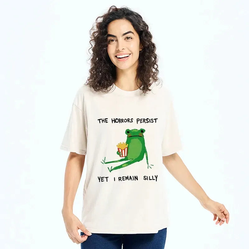 Silly Frog T-Shirt for Daily Wear