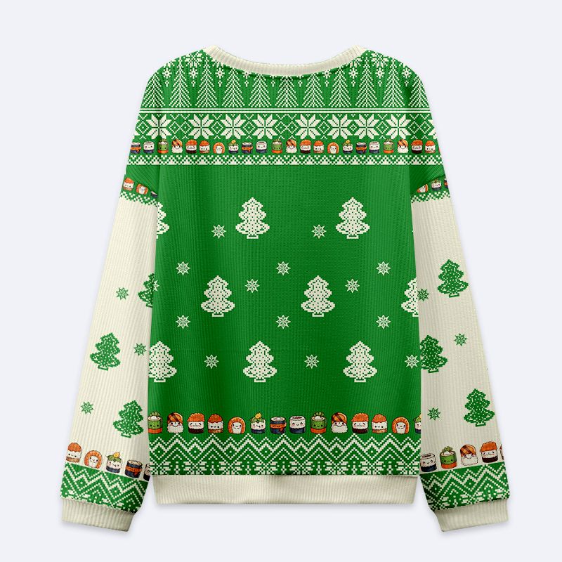 funny sushi christmas sweatshirt for men
