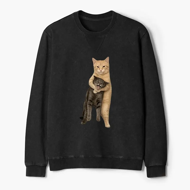 unisex cat sweatshirt trendy gift