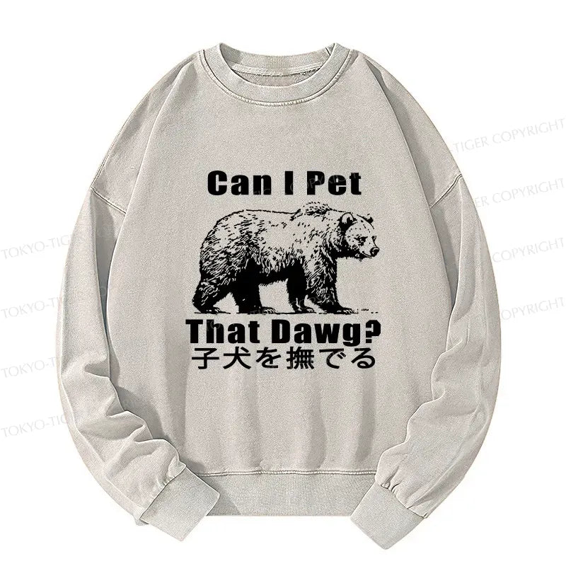 Vintage Bear Sweatshirt for Streetwear