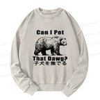 Vintage Bear Sweatshirt for Streetwear