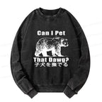 Japanese Washed Sweatshirt for Daily Wear