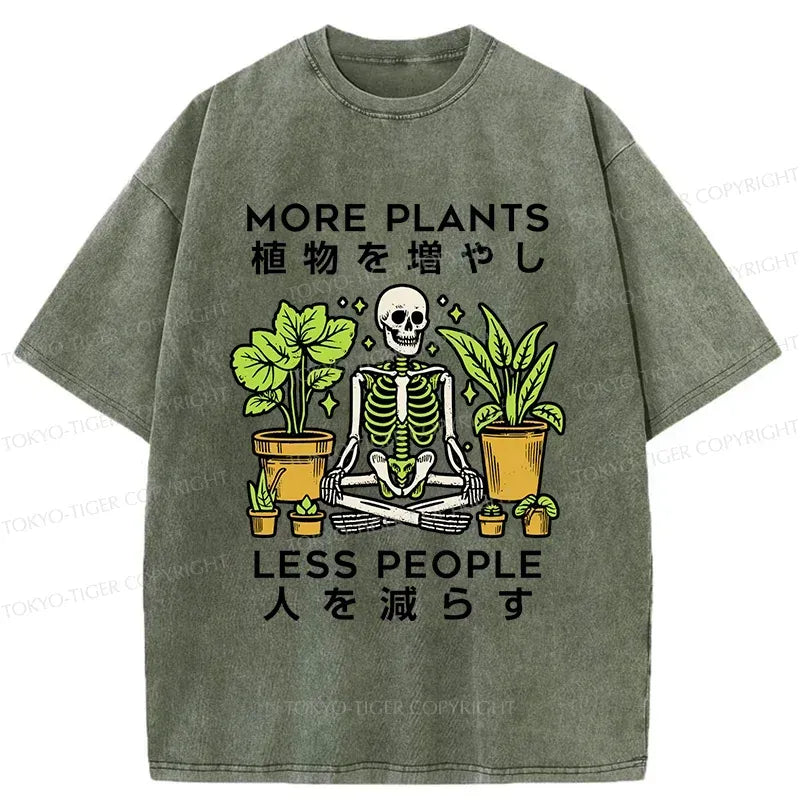 Vintage Plants Skeleton Unisex T-Shirt