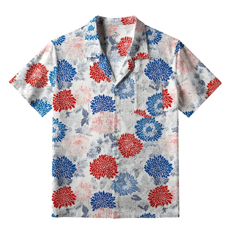 Stylish Japanese Aloha Shirt on Sale