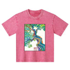 Kyoto-Lion Colorful Magic Tree Kids Washed T-Shirt