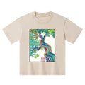 Japanese colorful magic tree kids t-shirt