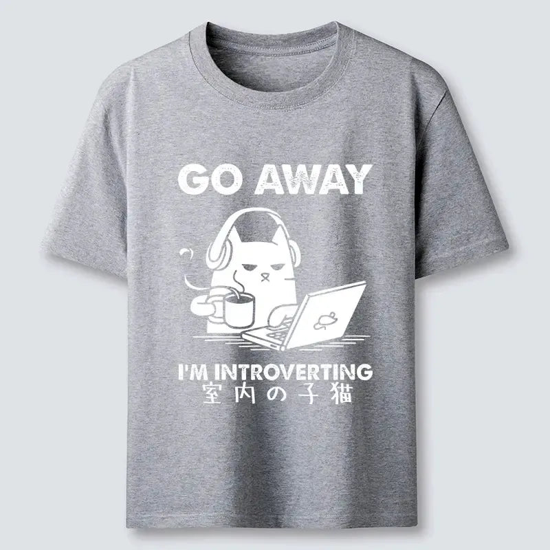 Unisex Cotton Cat T-Shirt with Free Shipping