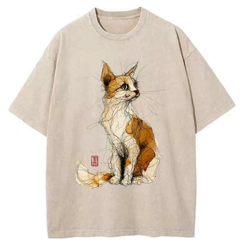 Unisex Cat T-Shirt Free Shipping