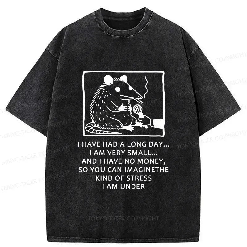 Japanese washed t-shirt for daily wear