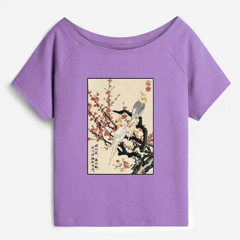 Kyoto Vintage Sakura T-Shirt Gift for Her