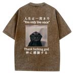 funny melancholy cat t-shirt for men