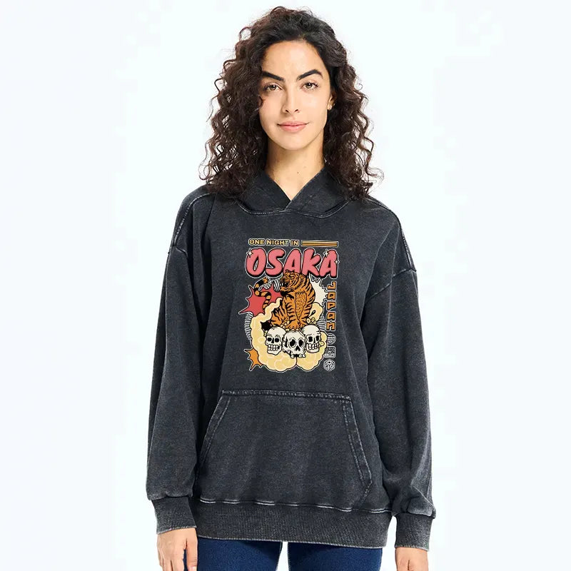 retro Japanese hoodie trendy gift