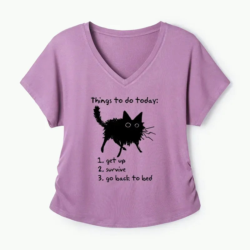 Japanese style soft modal tee for casual