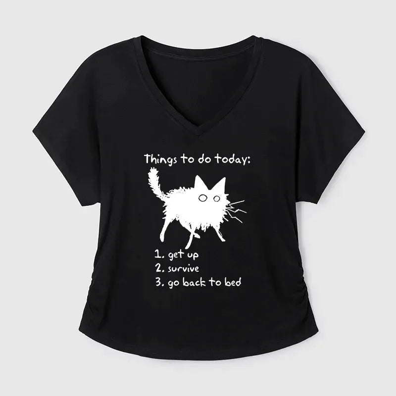 Japanese style soft modal tee for casual