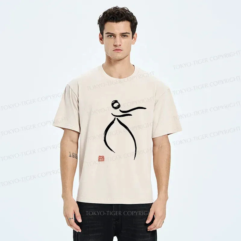 unisex washed t-shirt for summer vacation