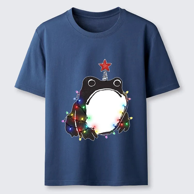 Kyoto-Lion Christmas Frog Lights Vibe Classic T-Shirt