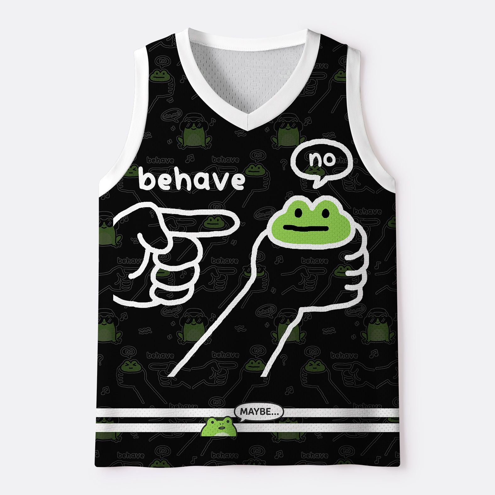 Funny frog tank top for fitness