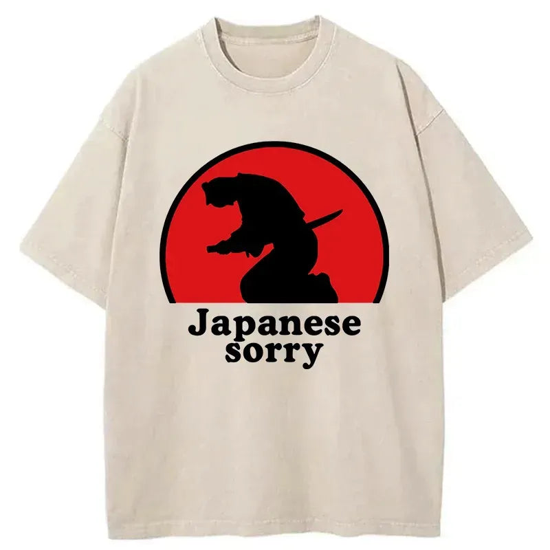 Japanese Washed T-Shirt for Men
