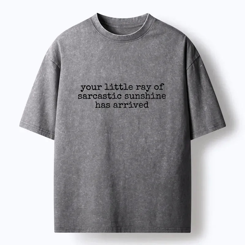 washed japanese t-shirt for summer vacation