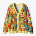 Kyoto Lion Pattern Unisex Cardigan Gift Idea