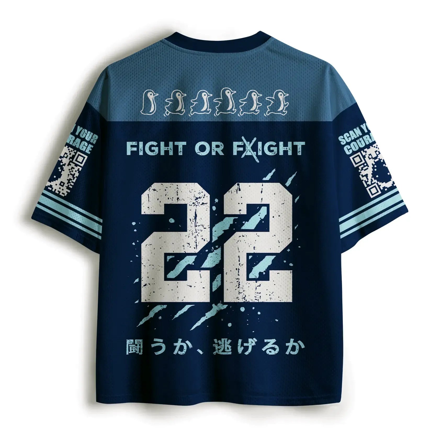 funny penguin mesh jersey for summer