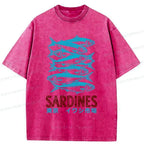 Kyoto-Lion Vintage Sardines Market Washed T-Shirt