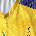 Kyoto-Lion Iris Cat Paneled Long Sleeve Jersey