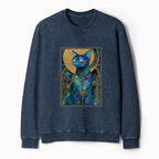 Kyoto-Lion The Cat¡¯s Plan To Rule Them All Washed Terry Sweatshirt