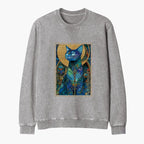 Japanese Cat Sweatshirt for Gift for Him