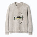 Kyoto-Lion I Am Speed Washed Terry Sweatshirt