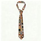 Kyoto-Lion Kitty Quilt Necktie