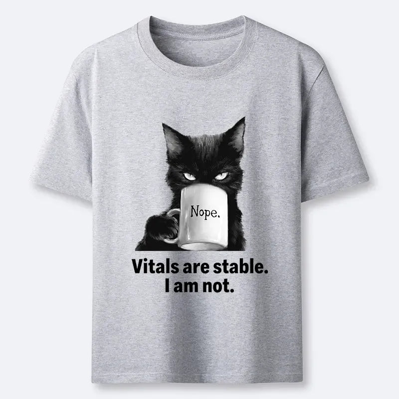 Kyoto-Lion Black Cat Coffee Meme Classic T-Shirt