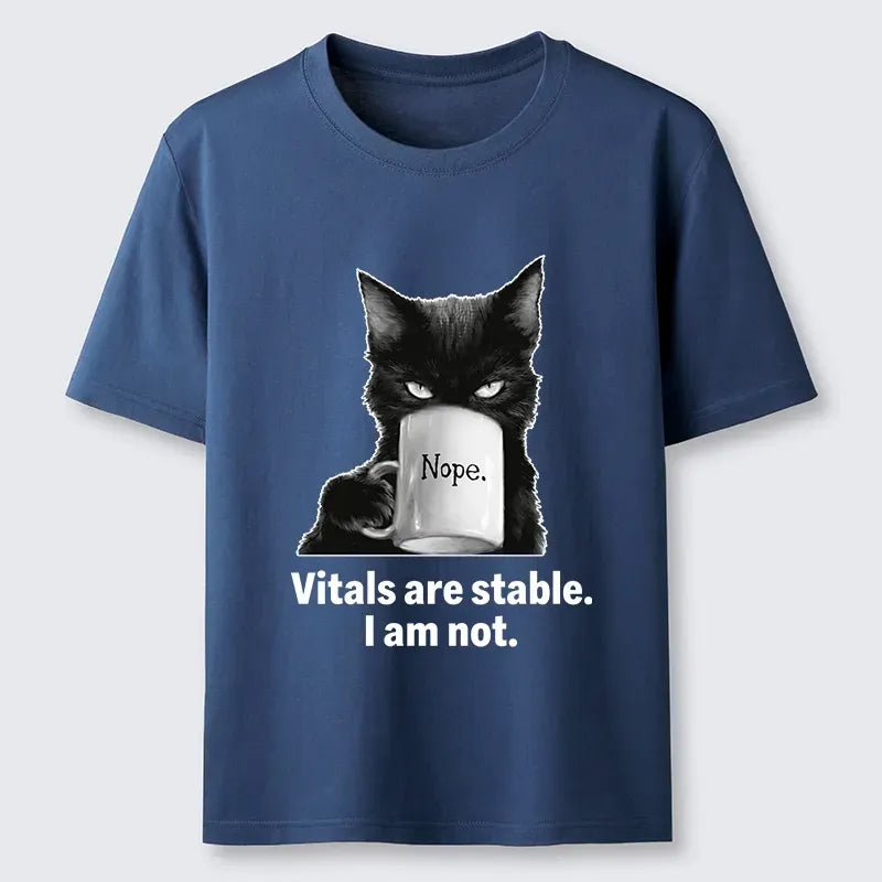 Japanese Vintage Black Cat Tee