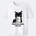 Japanese Vintage Black Cat Tee