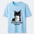 Japanese Vintage Black Cat Tee