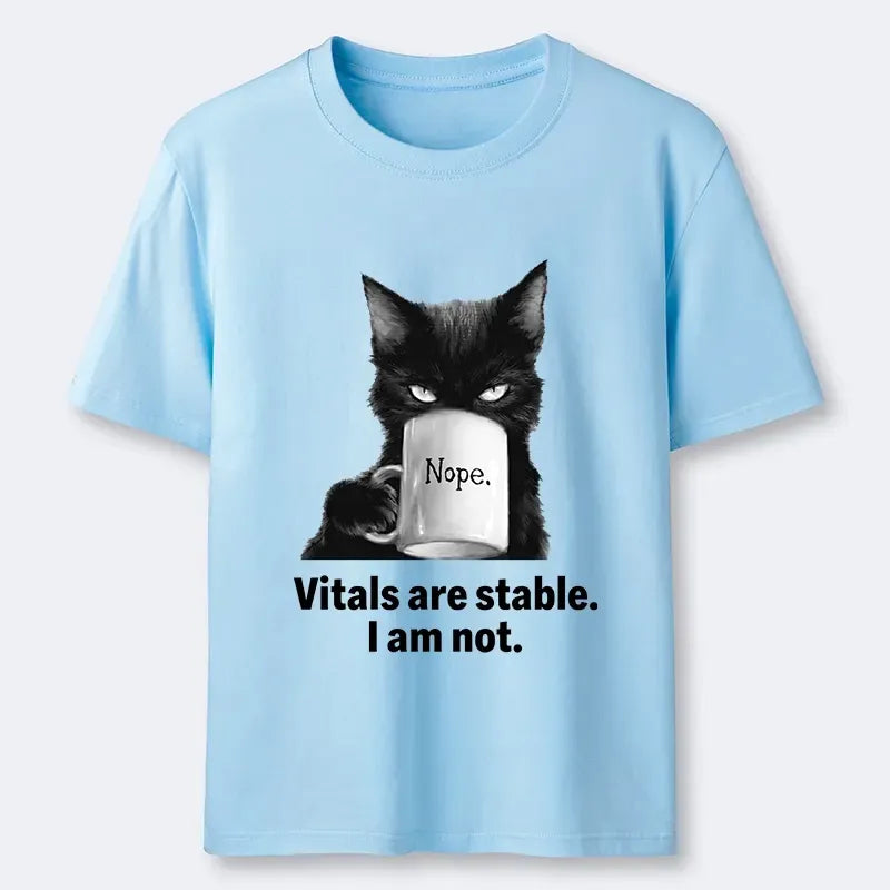 Japanese Vintage Black Cat Tee