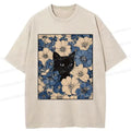 Japanese Cat T-Shirt for Summer