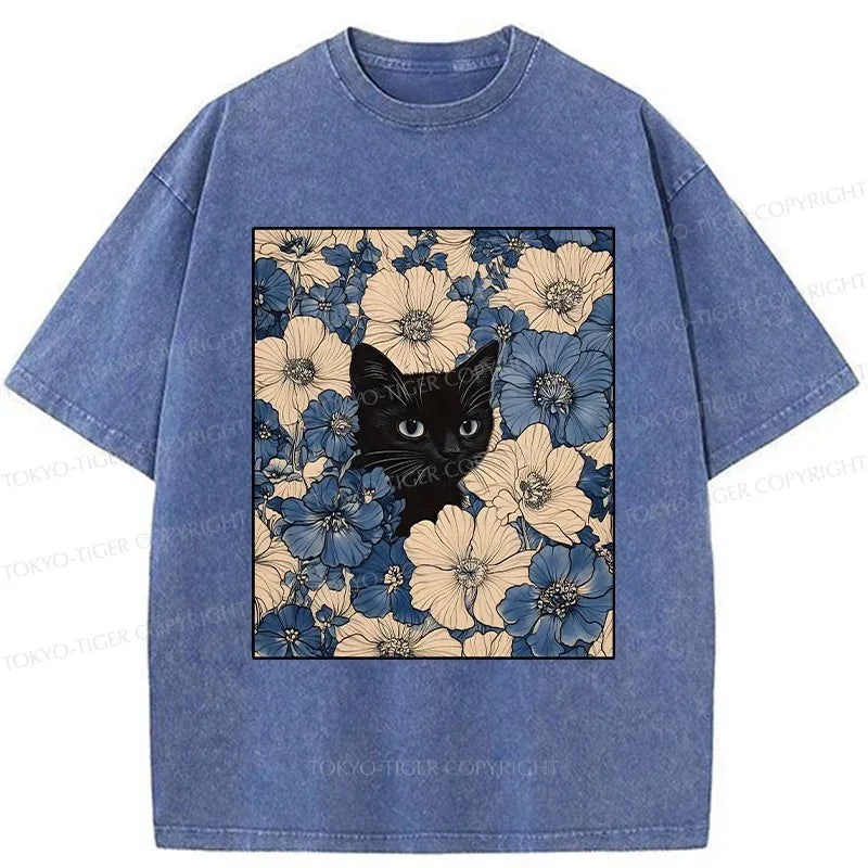 Japanese Cat T-Shirt for Summer