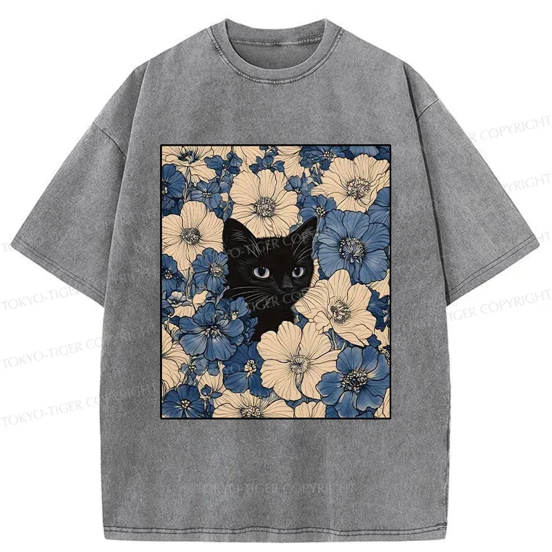 Japanese Cat T-Shirt for Summer