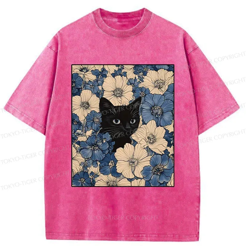 Japanese Cat T-Shirt for Summer