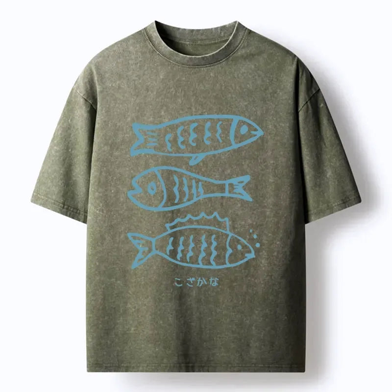 Japanese Fish T-Shirt for Daily Wear