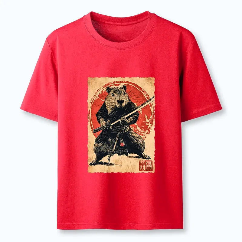 Kyoto-Lion Samurai Capybara Japan Classic T-Shirt
