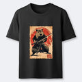 Kyoto-Lion Samurai Capybara T-Shirt Free Shipping
