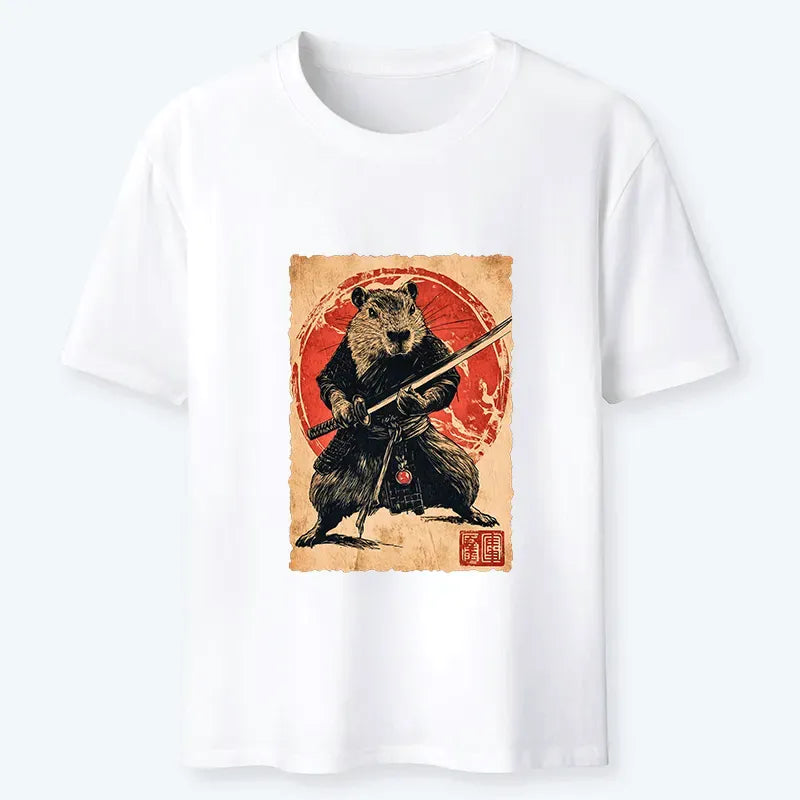 Japanese Vintage Capybara Tee for Gift