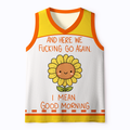 Sarcastic Mesh Tank Top for Daily Wear