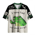 Unisex Mesh Jersey with Japanese Frog Print
