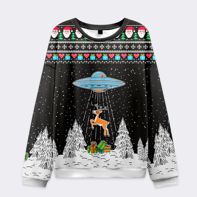 Women's Japanese Alien Christmas Sweatshirt Gift Idea