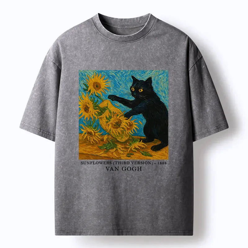 Japanese Washed T-Shirt for Daily Wear