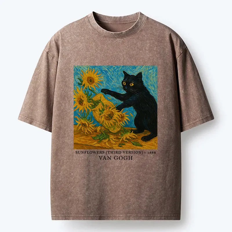 Japanese Washed T-Shirt for Daily Wear