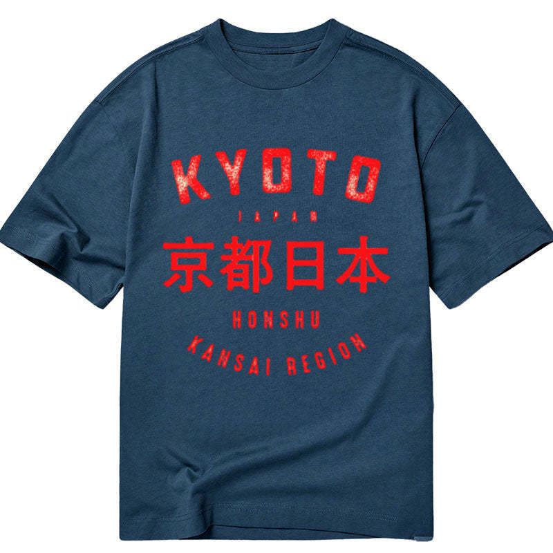 japanese vintage style tee for daily wear